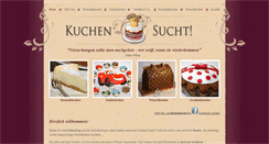 Desktop Screenshot of kuchensucht.de